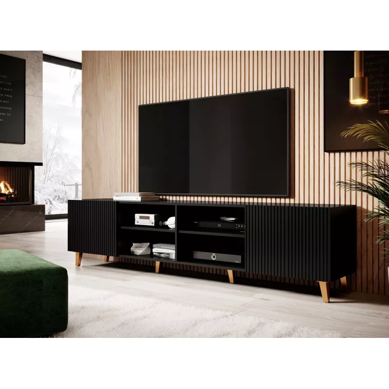 Cama RTV-kaappi PAFOS 200x42x52 musta matta