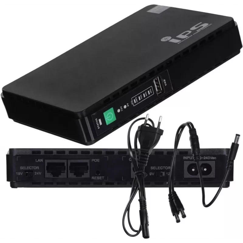 IPS ROUTERUPS-15-POE keskeytymätön virransyöttö (UPS) 15 W