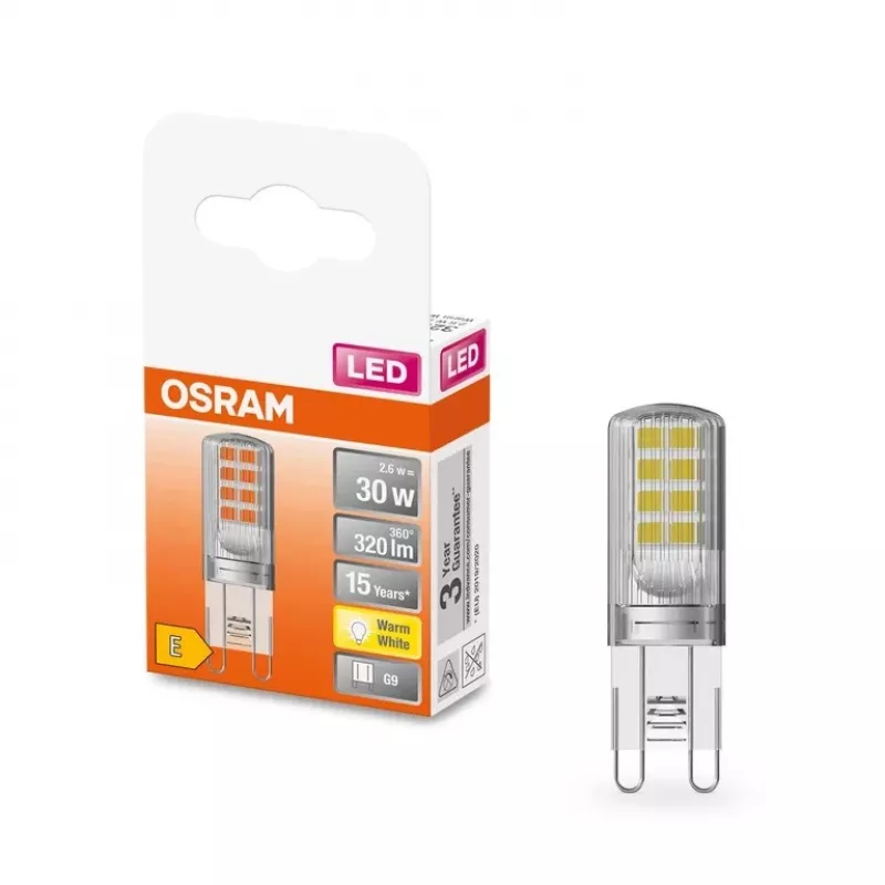 Parathom Clear kapseli-LED | G9 | 2,6 W | lämmin valkoinen