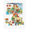 Rakennuslelu LEGO DUPLO maatilan eläintenhoitosarja 10416 — 74 osaa, 2 minihahmoa, ikä 2+