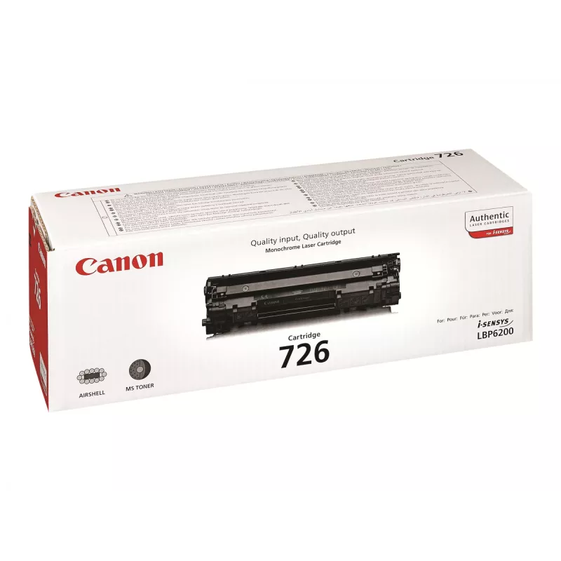 Canon CRG-726 väriainekasetti, musta, 2100 sivua