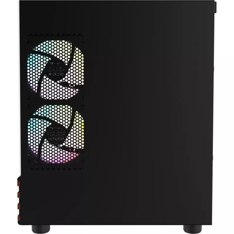PC Micro Tower Thermaltake View 170 WS ARGB — Micro-kotelo, musta, tukee PS2-virtalähdettä, 2x 120 mm sivutuulettimet + 1x 120 mm takatuuletin, 2,5/3,5 inch HDD