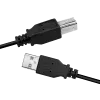 USB-kaapeli LogiLink CU0007B USB 2.0 2 m USB A USB B musta