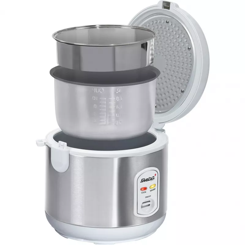 Riisinkeitin Steba RK 2 3,5 L 700 W ruostumaton teräs valkoinen 050200