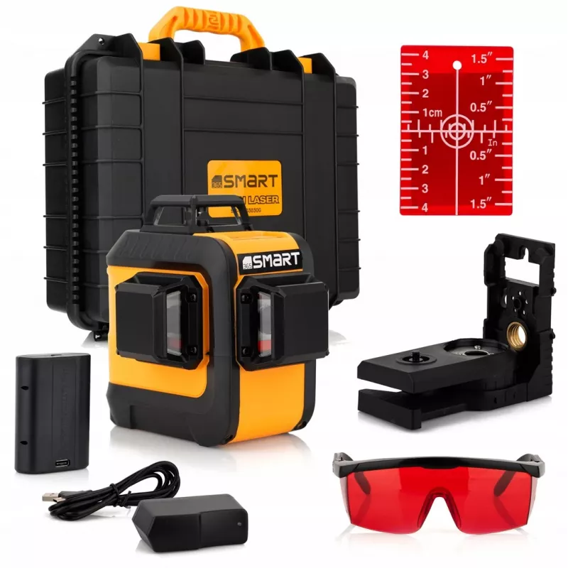 Laserlinjain Smart 06-03015R punainen säde, kantama 15 m
