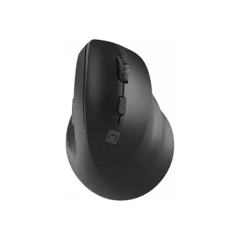 Langaton optinen hiiri NATEC CRAKE 2 — Bluetooth 5.2, 2400 DPI, 6 painiketta, oikeakätinen, musta