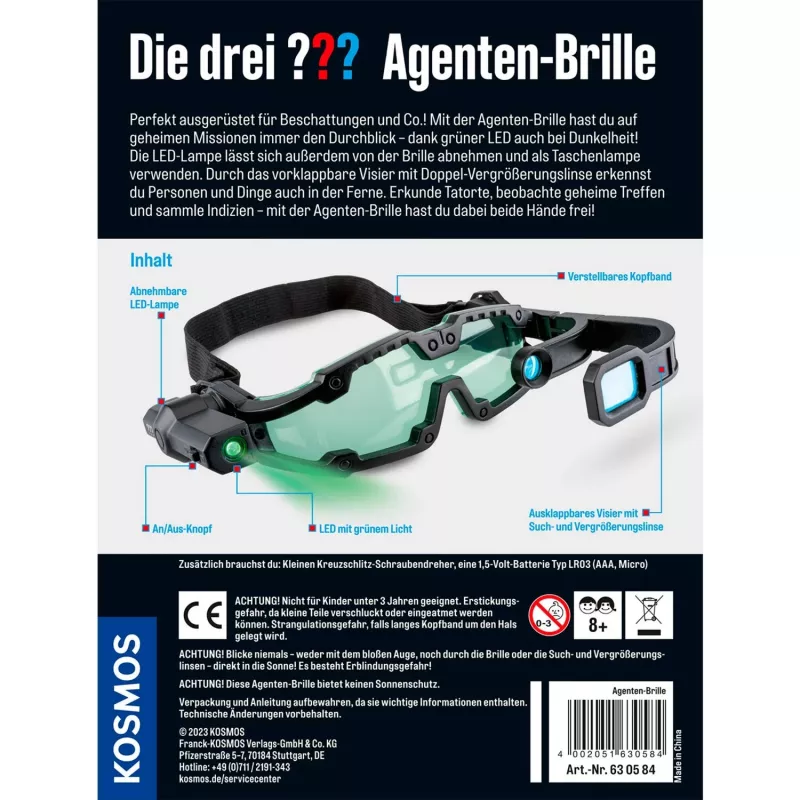 Die drei Agentenbrille, etsiväsarjat