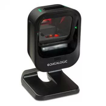 Viivakoodiskanneri Datalogic Magellan 900i telineellä, 2D-kuvaus, USB, musta