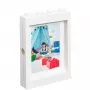 LEGO valokuvakehys PICTURE FRAME, (L)191 x (K)268 mm, valkoinen ABS-muovia, 4 nuppia, pinottava, sopii - 1 kpl