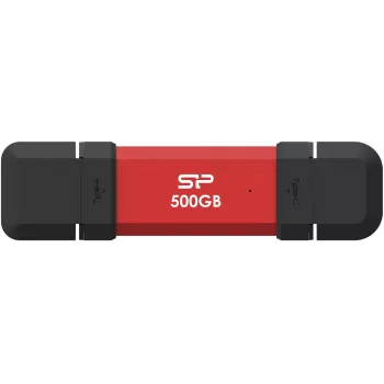 Kannettava SSD Silicon Power DS72 500 GB, USB-C/USB-A 3.2 Gen 2