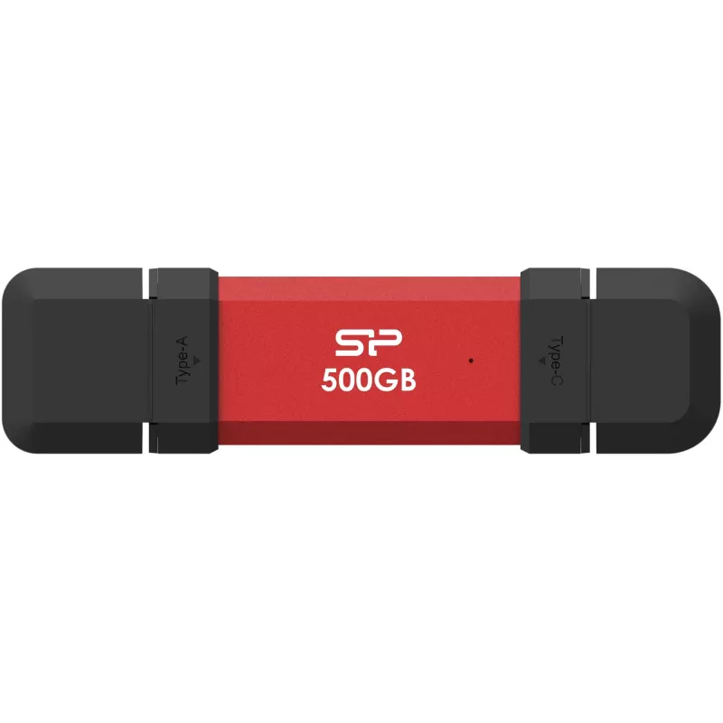 Kannettava SSD Silicon Power DS72 500 GB, USB-C/USB-A 3.2 Gen 2