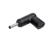 Akyga AK-ND-C05 lataussovitin USB-C – DC 3,5 x 1,35 mm kannettaville tietokoneille, 18,5–20 V, 100 W
