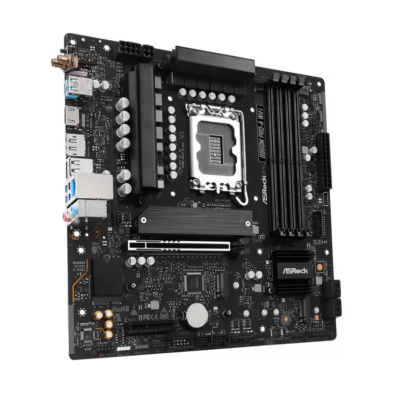 ASRock B860M Pro-A WiFi Micro-ATX-emolevy