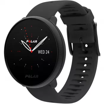 Polar Ignite 2 - musta & helmiäinen - urheilukello rannekkeella - silikoni - musta - rannekkeen koko: S/L - Bluetooth - 35 g (90085182)