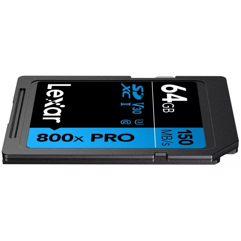 SDXC-flash-muisti Lexar 64 GB UHS-I 800xPRO — Class 10, U3, V30, 150 MB/s