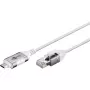 Goobay Ethernet-kaapeli USB-C 3.1 - RJ45 ohut 2 m - yhdistä reititin tai modeemi (74387)