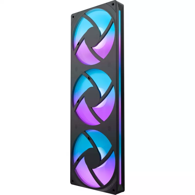 NZXT F360 RGB Core 360mm ARGB 3 kpl pakkaus musta