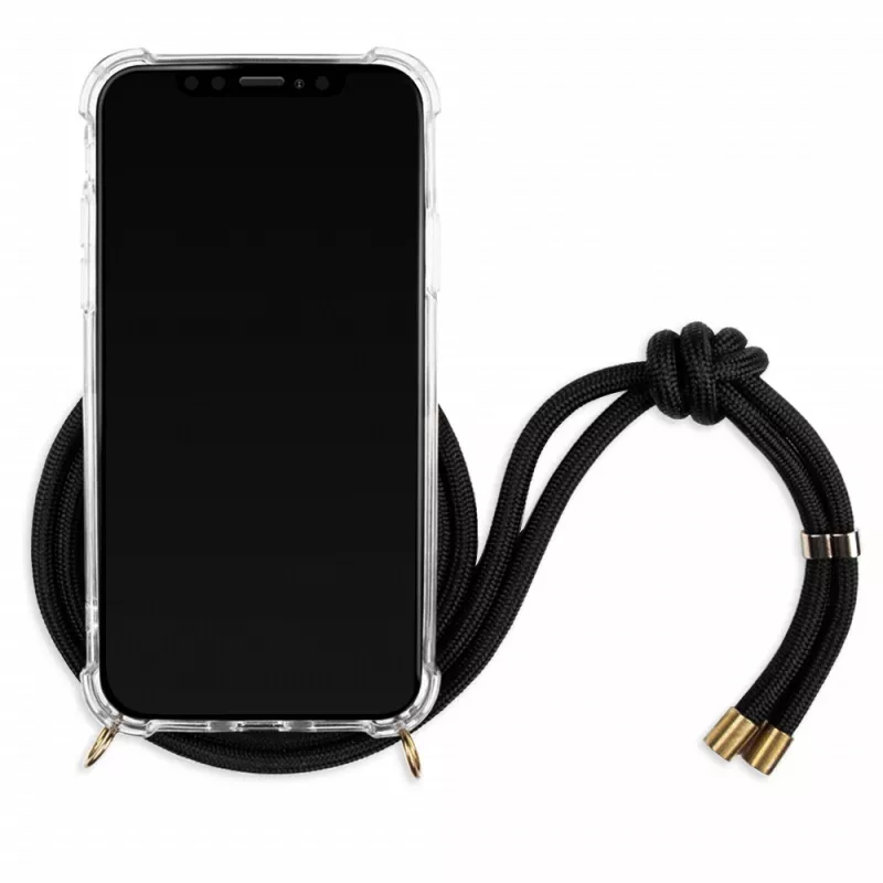 Lookabe kaulaketjupuhelinkuori iPhone XS Maxille, kulta/musta