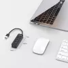 UNITEK uHUB Q4 USB 3.2 Gen 1 (3.1 Gen 1) Type-A 5000 Mbit/s musta