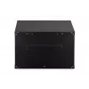 Seinäkiinnitteinen 19 tuuman räkkikotelo DIGITUS Dynamic-N DN-37103 — 7U, 600x600 mm, IP20, kokoamaton, musta