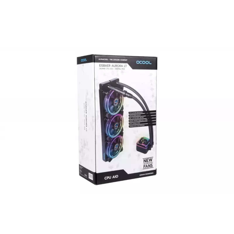 Alphacool Eisbaer LT360 Aurora HPE Digital RGB 360 mm AiO-nestejäähdytin
