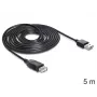 USB-kaapeli DeLOCK EASY-USB 2.0-A 5 m musta
