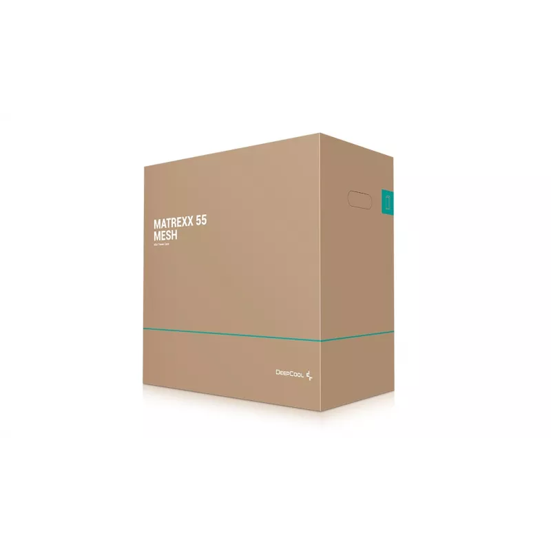 DeepCool Matrexx 55 Mesh ARGB 4F Midi Tower musta