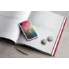 iKins puhelinkotelo iPhone XR – vesikukkakuvio, valkoinen