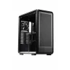 PC Midi Tower Cooler Master MasterFrame 500 Mesh — musta läpinäkyvällä sivulla, tukee ATX/EATX, 2x200 mm edessä, 1x120 mm takana