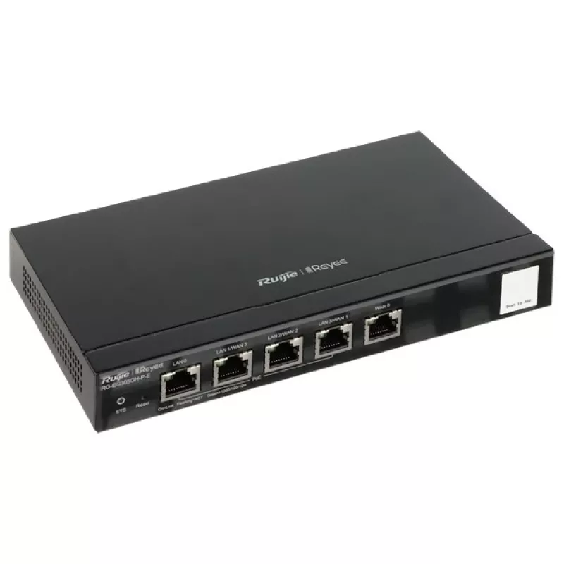 Ruijie Networks RG-EG305GH-P-E langallinen reititin musta