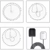Ulkoinen GPS/GLONASS-antenni QOLTEC 28 dBi 50 W suorakulmaisella SMA-liittimellä