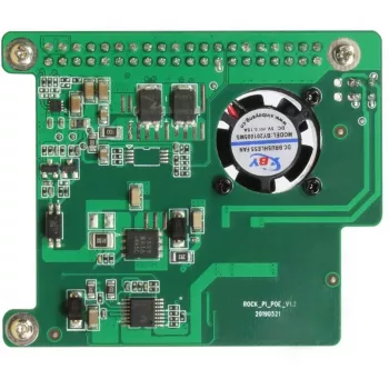 ALLNET PoE Hat Radxa Rock 3A -tietokoneelle, 802.3at – Power over Ethernet -lisävaruste