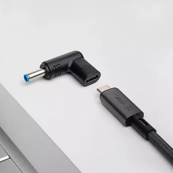 Akyga AK-ND-C09 lataussovitin USB-C - DC 4,5 x 3,0 mm + nasta kannettaviin, 18,5-20 V, 100 W, HP