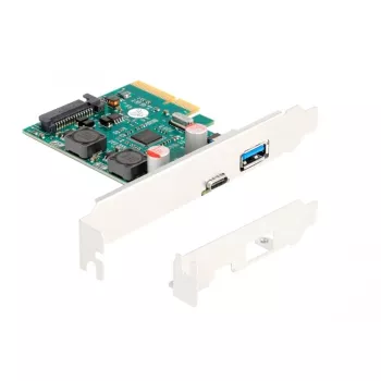 DeLOCK PCI Express x4 -kortti 1 x USB Type-C 1 x USB Type-A 10 Gbit/s