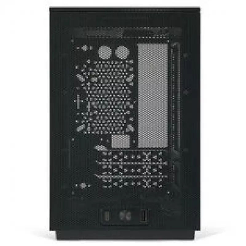 Mini ITX/ATX PC-kotelo ssupd Meshroom D (CS-MRD-BK-1) — kompakti musta kotelo Mesh-paneeleilla