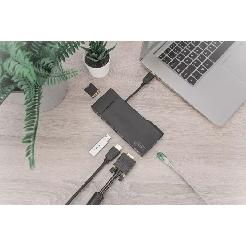 Digitus yleinen telakointiasema, USB 3.0, Travel
