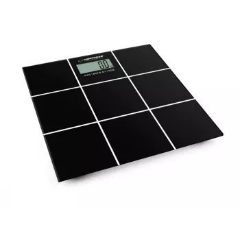 Henkilövaaka Esperanza EBS004 - elektroninen, 180 kg, musta lasi