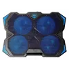 Tracer Gamezone Turbo kannettavan jäähdytysalusta enintään 17", 4 tuuletinta 140 mm, USB-keskitin, sininen LED, musta
