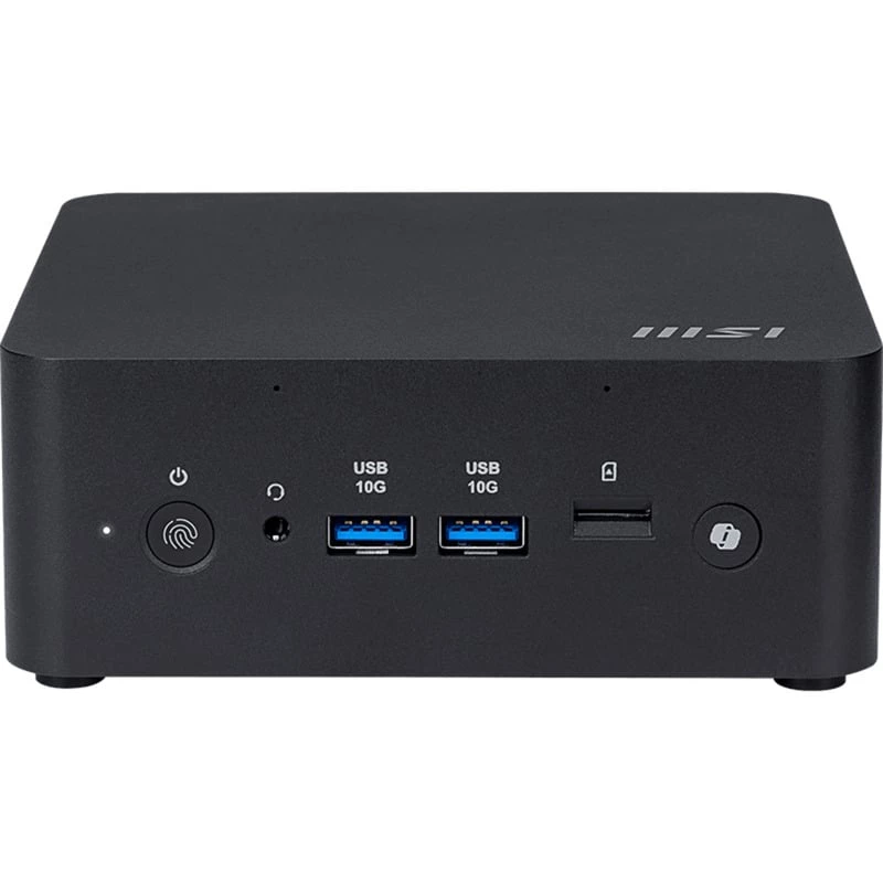 Minitietokone MSI Cubi NUC AI+ i7-258V, 32GB RAM, 1TB SSD, Windows 11 Home, musta