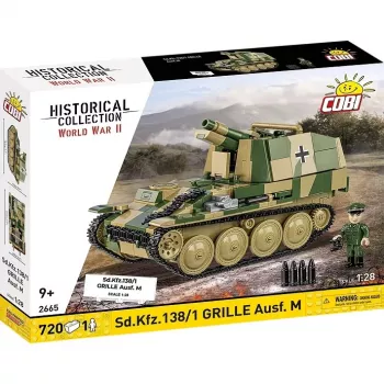 Rakennusmallisarja Cobi SD.KFZ.138/1 Grille, 720 osaa, näyttelymalli