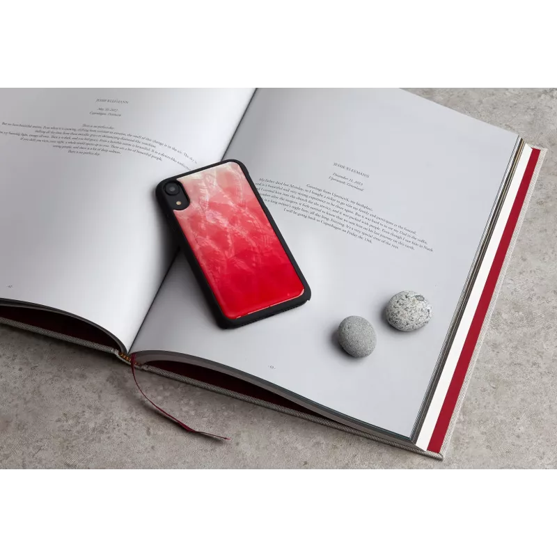 iKins puhelinkotelo iPhone XR — pink lake ja musta kaksivärinen suojakotelo