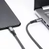 Akyga AK-USB-34 USB-C - USB-C Thunderbolt-3-kaapeli, 40 Gbit/s, 100 W, 1,5 m, musta