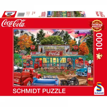 Palapeli Schmidt Spiele Coca-Cola Store 1000 palaa 693x493 mm