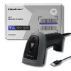 Käsikäyttöinen viivakoodinlukija QOLTEC 50863 — 1D/2D-skanneri, USB johdollinen, LED-anturi, musta, 5V, 1,8 m kaapeli