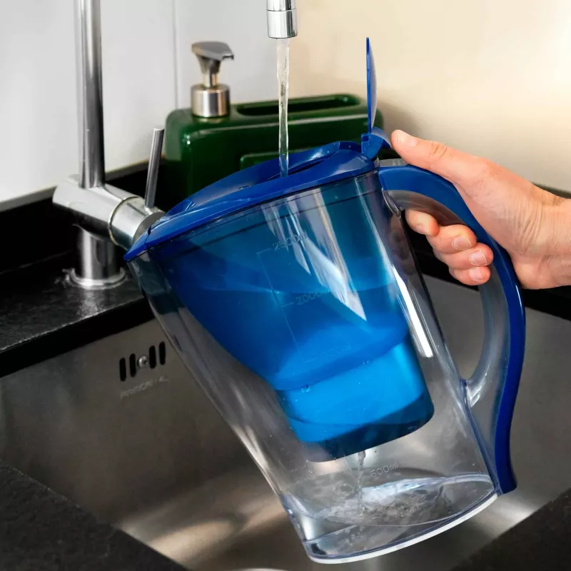 Vesisuodatinkannu JATA HJAR1001 2,5 l sininen läpinäkyvä