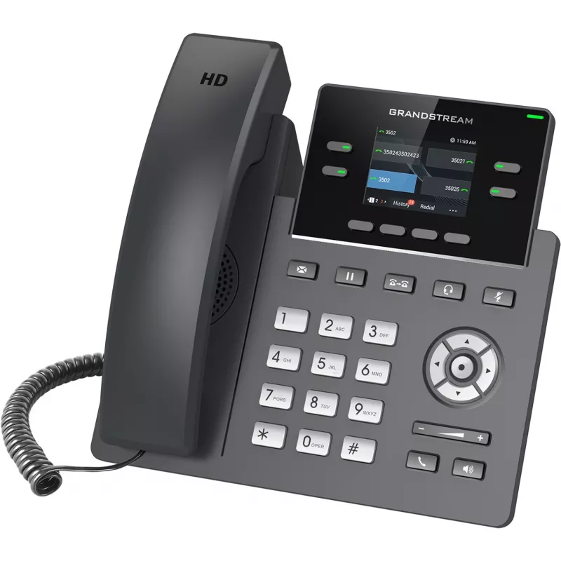 IP-puhelin Grandstream Networks GRP2612W musta
