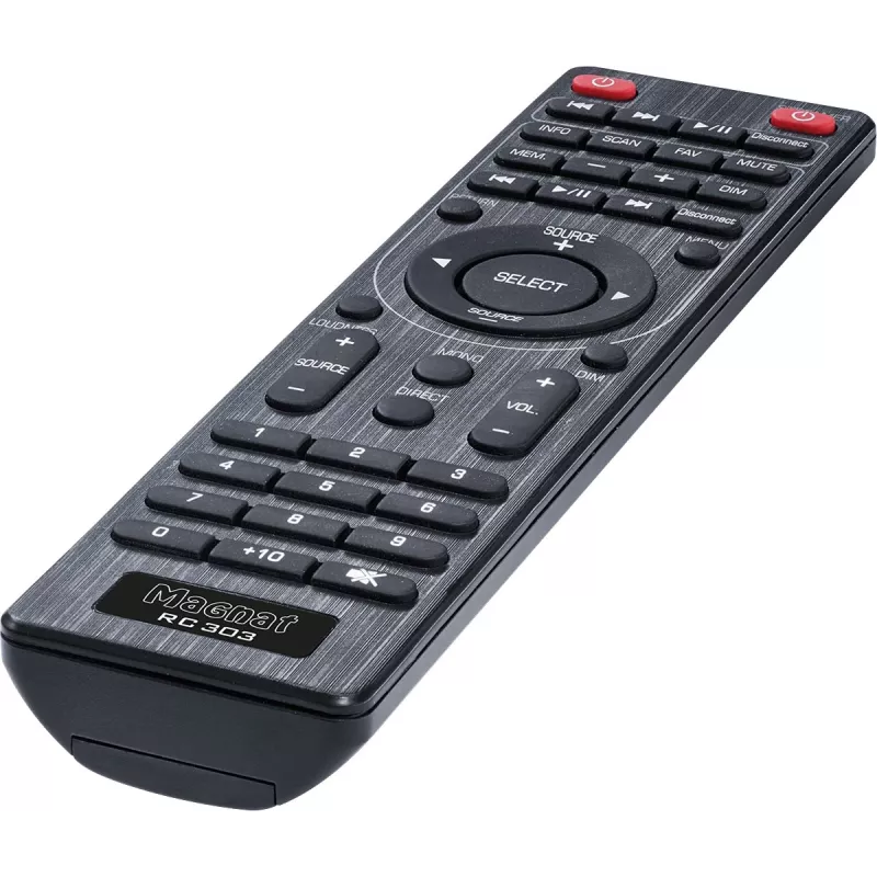 Stereo-vastaanotin Magnat MC 400 — 2.0 kanavaa, 40 W per kanava, CD-soitin, Wi-Fi, Bluetooth, DAB/FM, Ethernet (musta)
