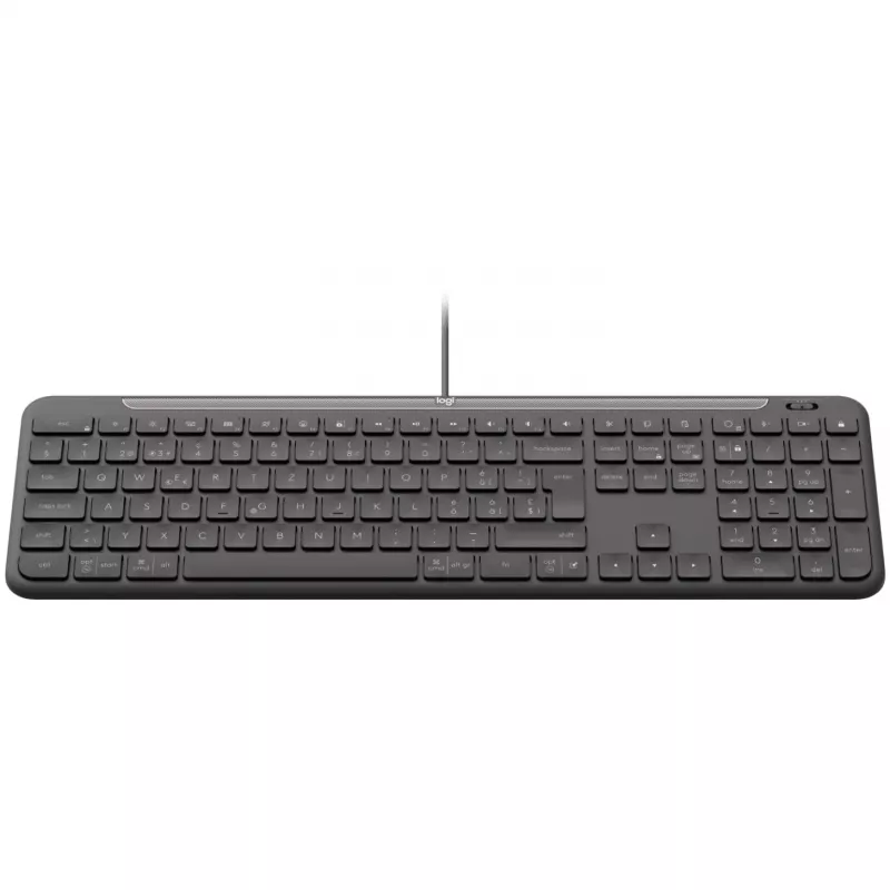 LOGITECH Signature Slim K620 johdollinen näppäimistö yrityksille - GRAPHITE - US INT'L - USB - N/A - INTNL-973 - USB-C