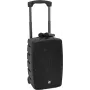 Omnitronic langaton PA-järjestelmä WAMS-10BT2 MK2 Bluetooth-yhteydellä, kannettava aktiivikaiutinsarja