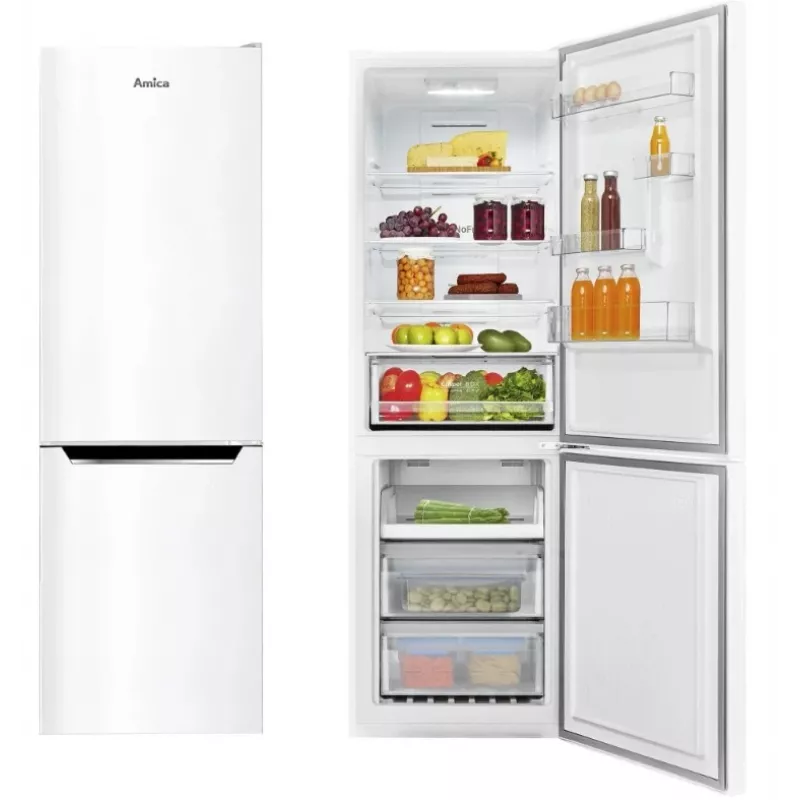 Jää-pakastinyhdistelmä AMICA FK3506.2FW(E) 350 L, energiatehokkuusluokka E